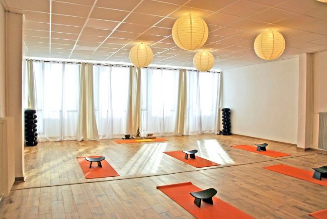 Salle de Yoga de l'Espace Yoga et Ressourcement à Angers 2 square La Fayette